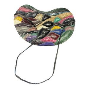 Vintage patchwork Colorful Rare Handbag Purse READ